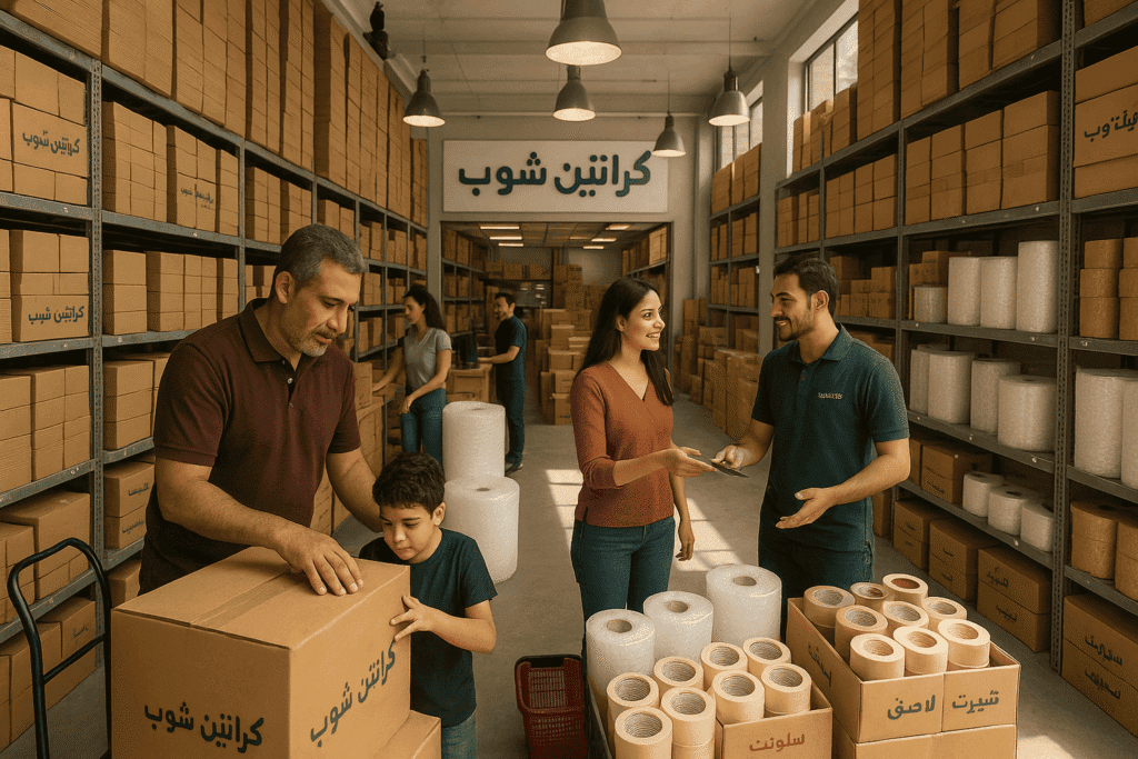 خدمة بيع كراتين فارغة بمدينة نصر لمساعدة السكان على نقل وتغليف أثاثهم بسهولة وأمان.