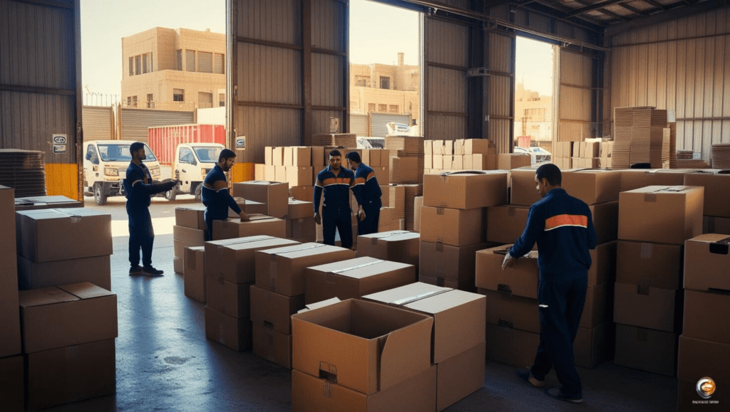 أماكن بيع كراتين فارغة بأكتوبر - مستودع مزدحم