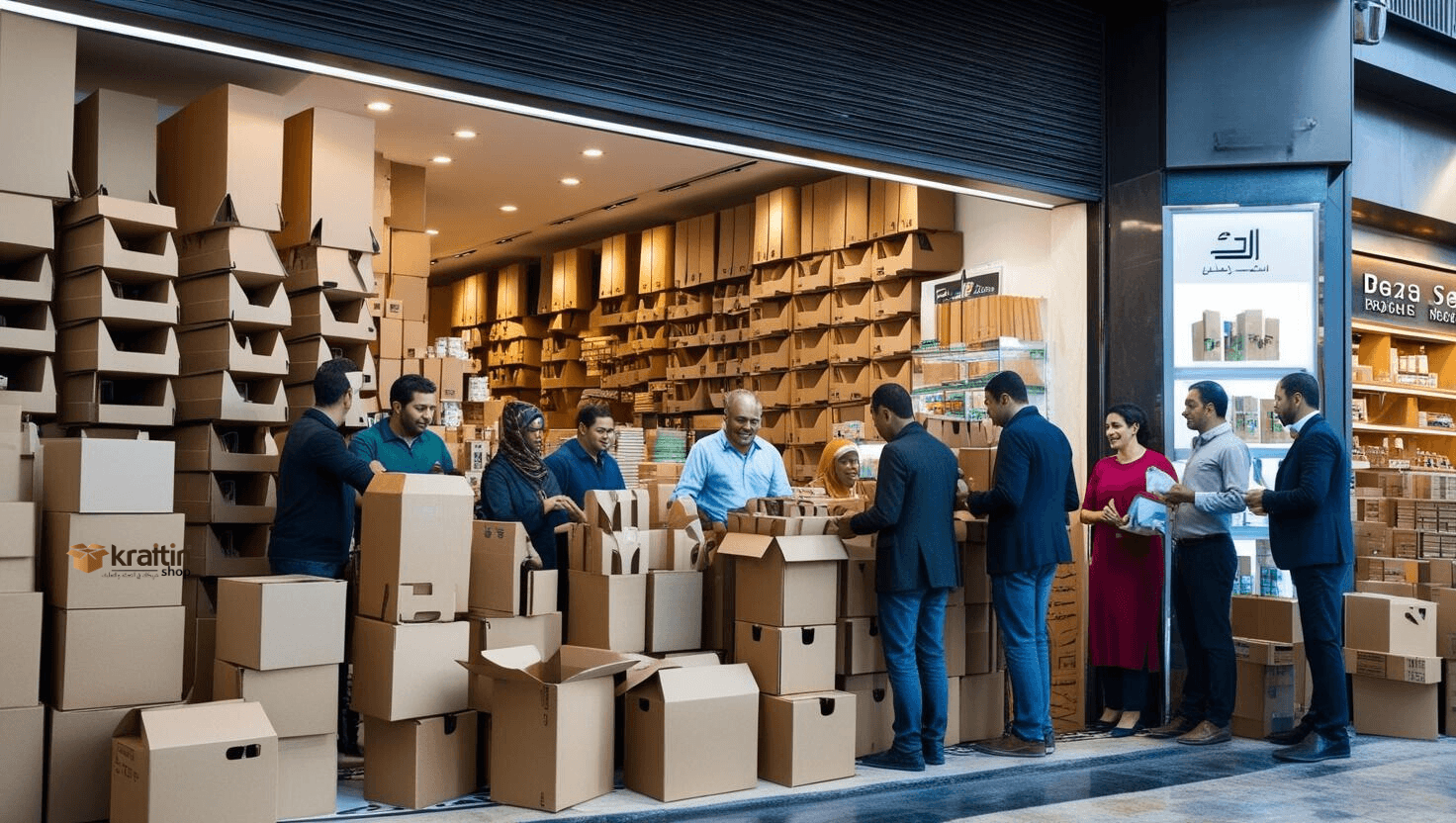 شراء كراتين بالجملة