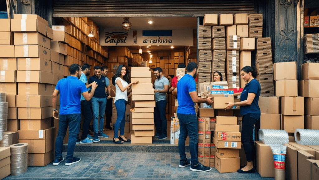 اماكن بيع الكراتين الفاضية