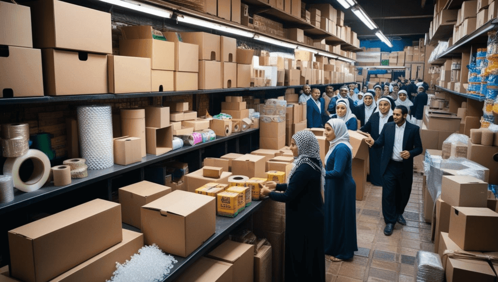 بيع كراتين بالجملة