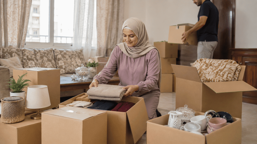 تغليف الأغراض الحساسة بالبابلز والكراتين