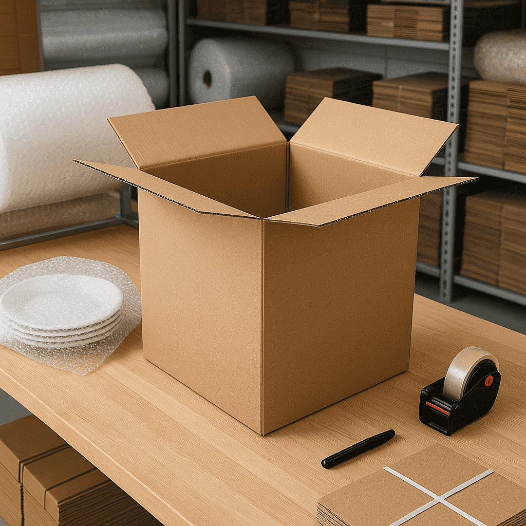 حفظ المقتنيات في كراتين متينة